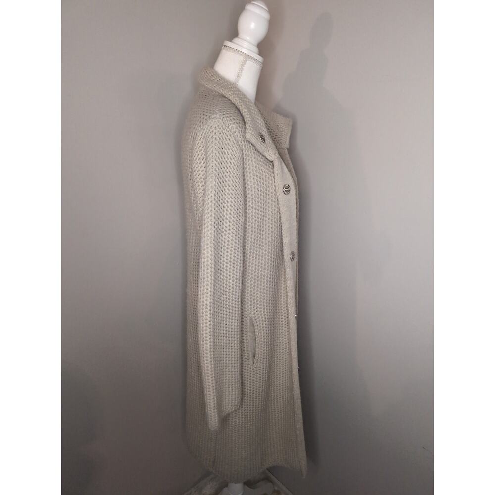 Made in Italy Bianca chunky oversized sweater knit cardigan M - Picture 5 of 8